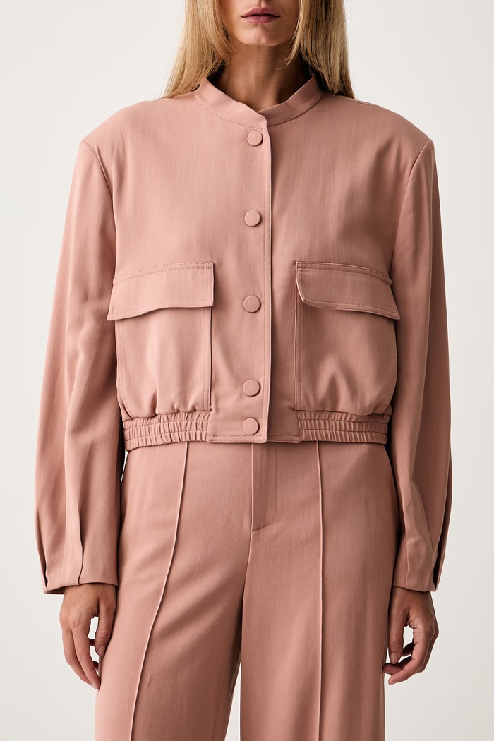 Twinset jakna za žene s viskozom 262TP268E roza