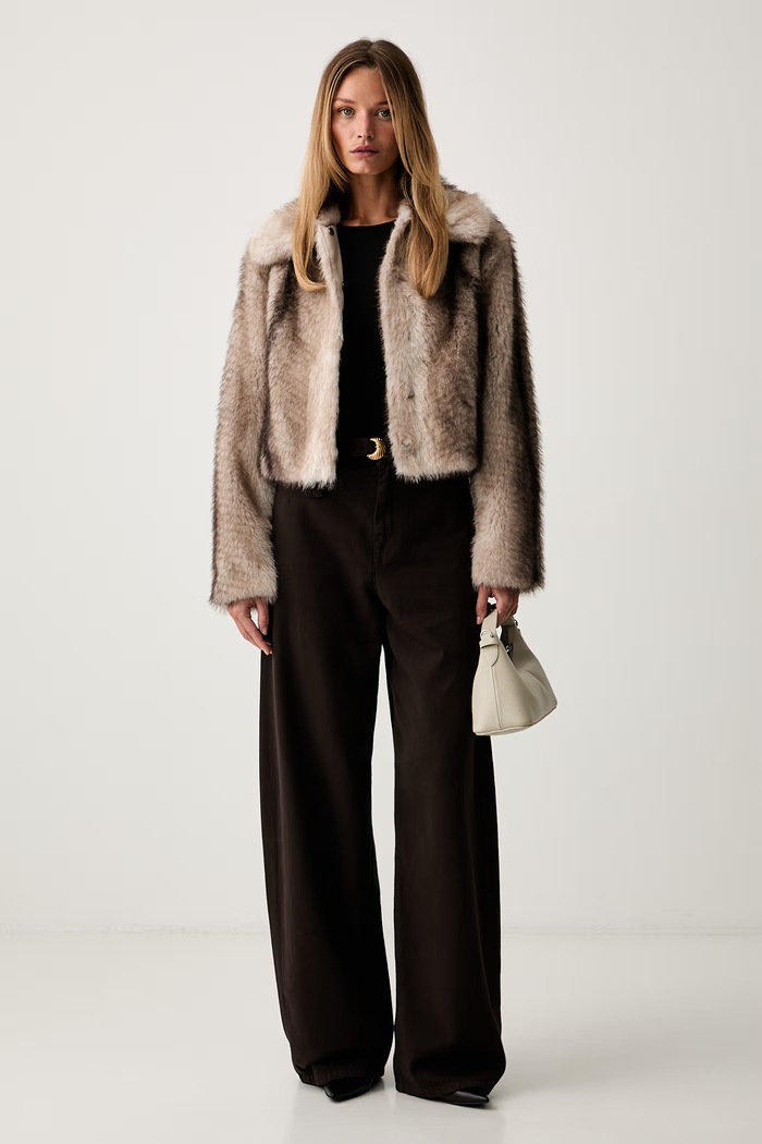 Twinset коротка куртка жіноча 262TP2240 бежевий AW26
