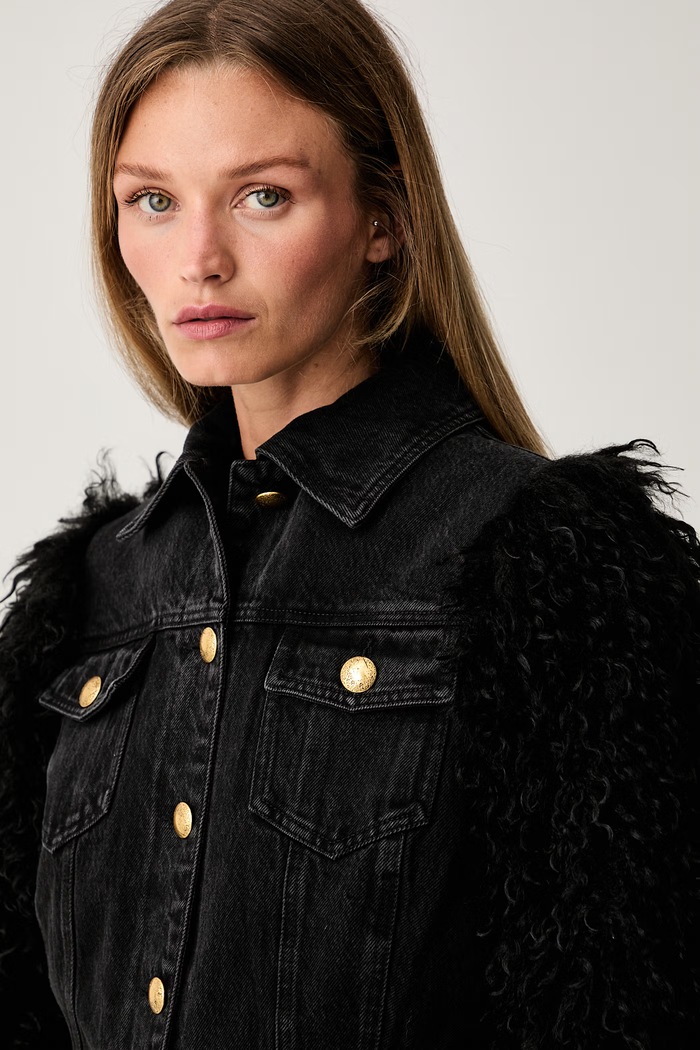 Twinset kratka jakna za žene crna 262TP279A