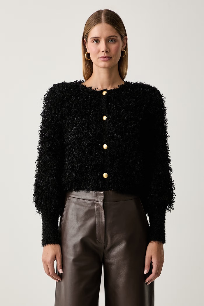 Twinset ζακέτα γυναικεία μαύρο 262TP3130