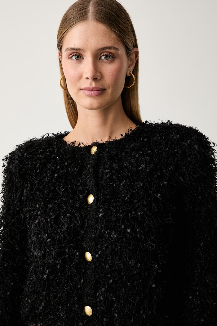 Twinset ζακέτα γυναικεία μαύρο 262TP3130