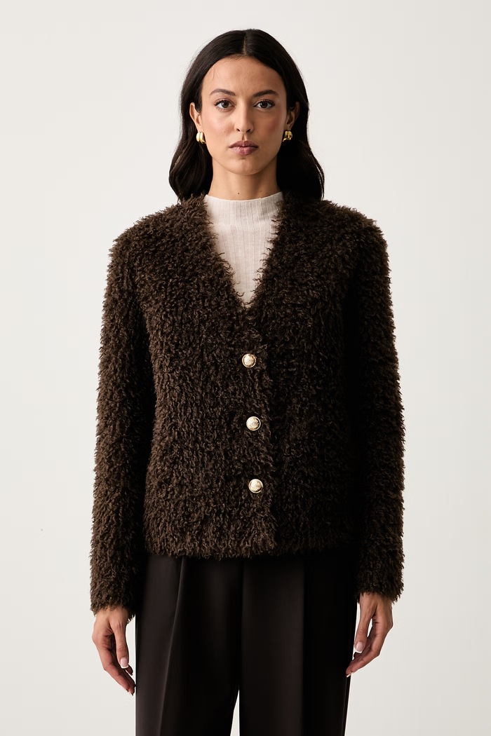 Twinset jakna za žene smeđa 262TP2201