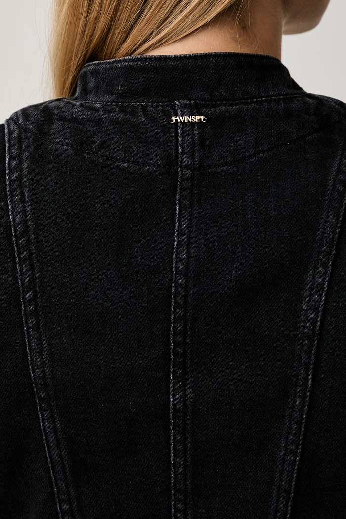 Twinset коротка куртка жіноча джинсова 262TP2520