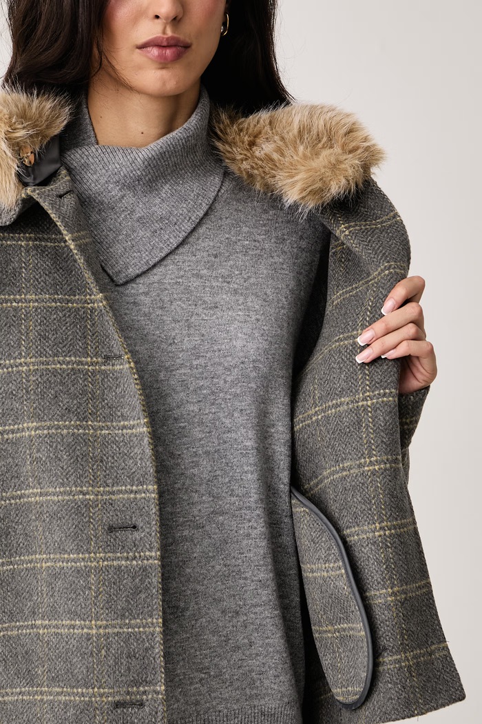 Twinset Kratka jakna za žene s vunom 262TP2221