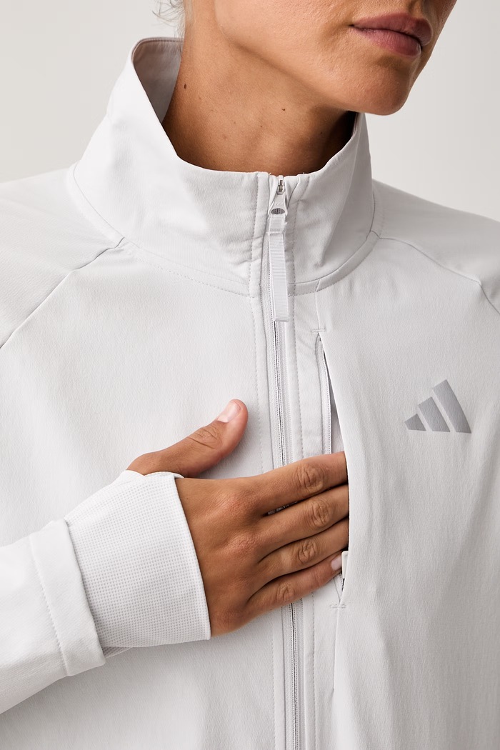 adidas Performance sportovní bunda dámská Essentials KG5749 šedá
