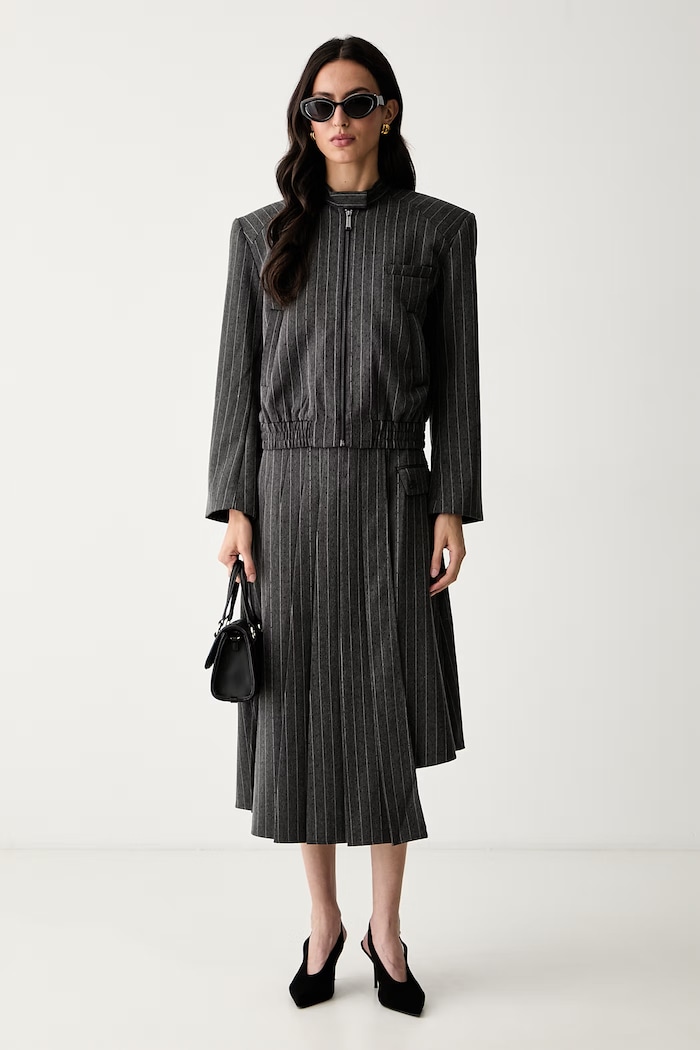 Karl Lagerfeld giacca di mezza stagione da donna B3W14029 grigio AW26