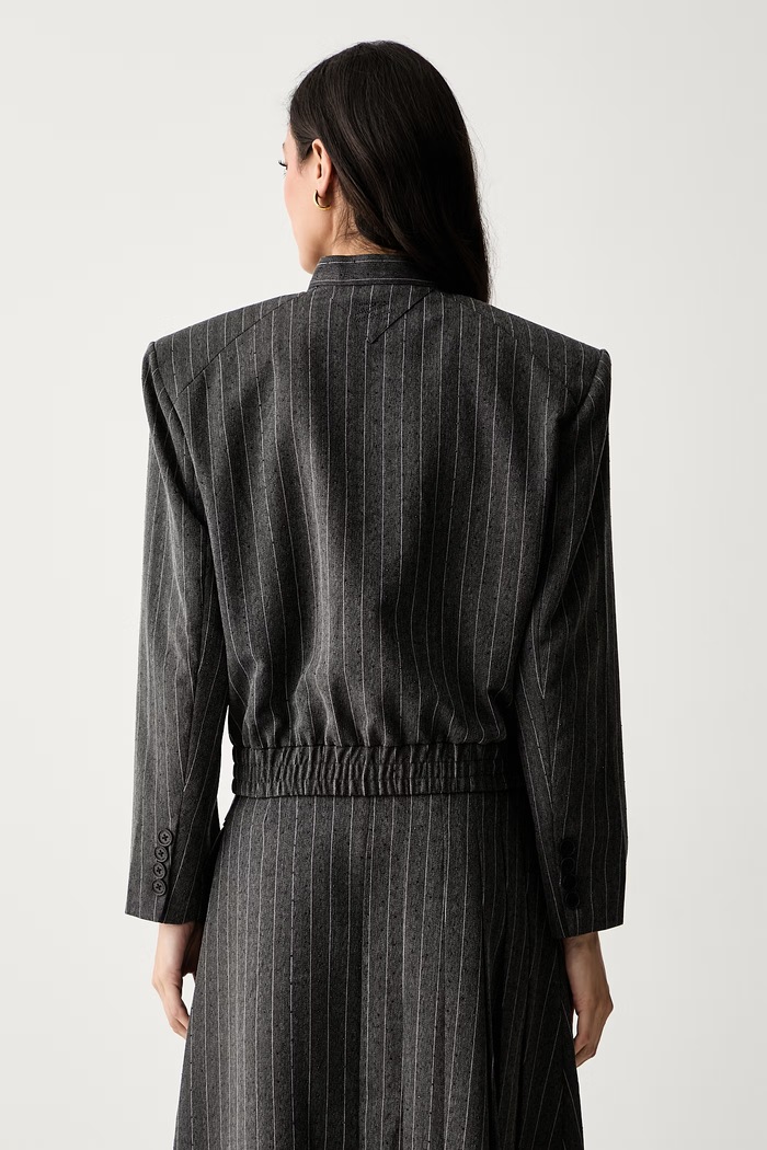 Abbigliamento Karl Lagerfeld giacca di mezza stagione da donna B3W14029 grigio