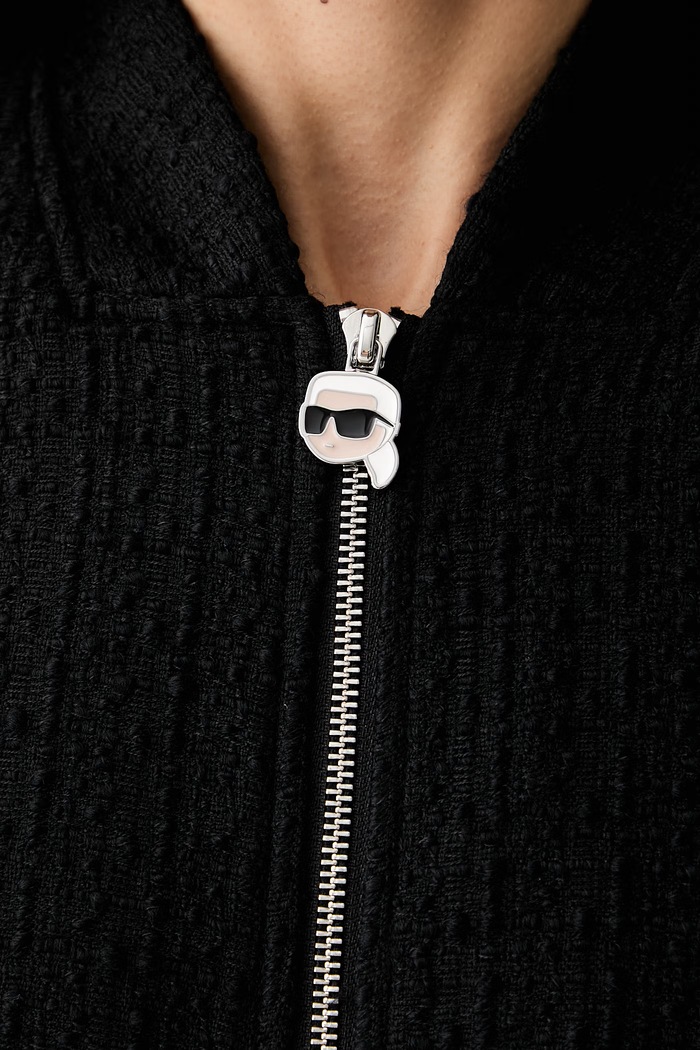 Karl Lagerfeld преходно яке дамско с добавена вълна IKON B3W14034 черен