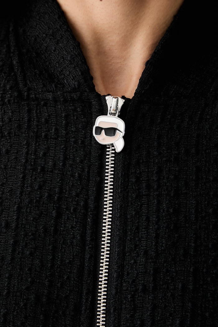 Karl Lagerfeld преходно яке дамско с добавена вълна IKON B3W14034 черен
