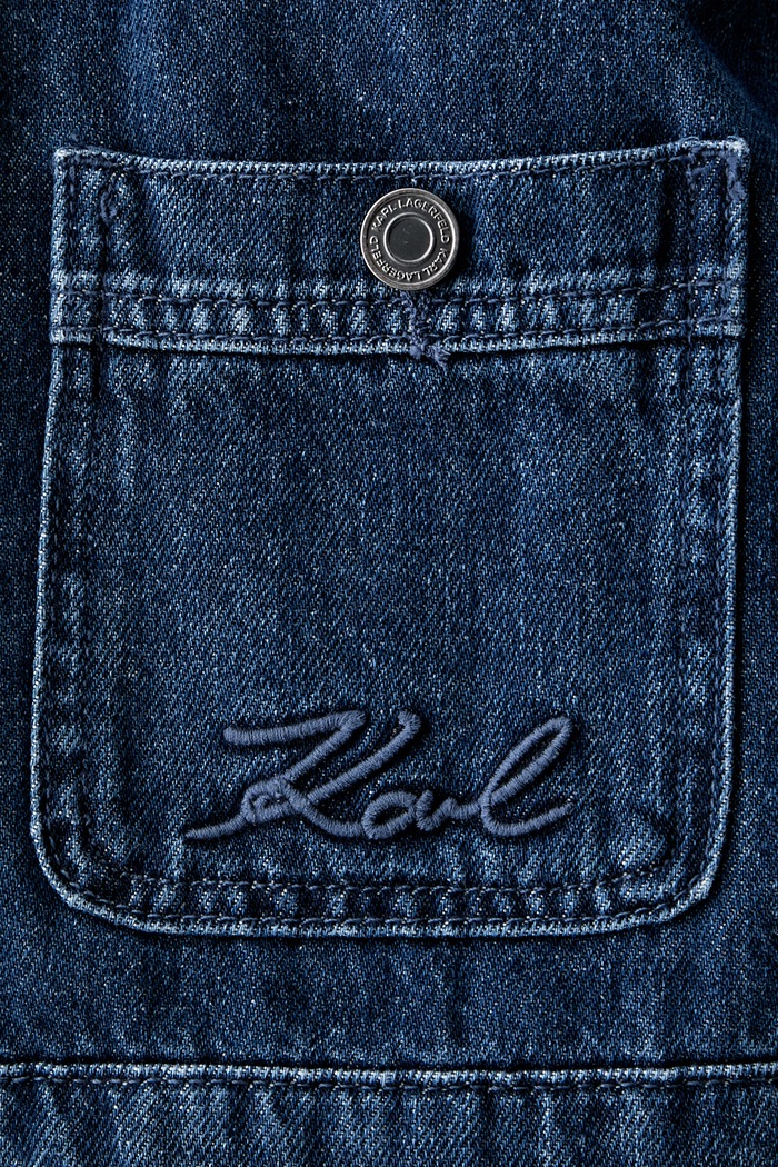 Karl Lagerfeld τζιν μπουφάν γυναικείο ντένιμ B3W14036 σκούρο μπλε