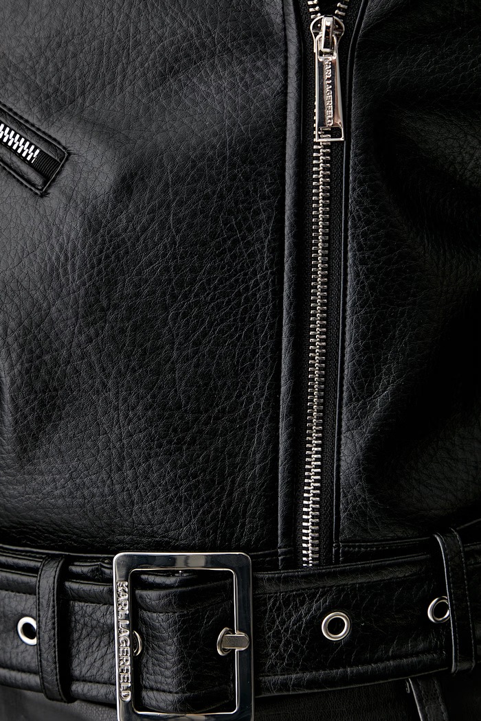 Karl Lagerfeld δερμάτινο Γυναικείο B3W14008 μαύρο