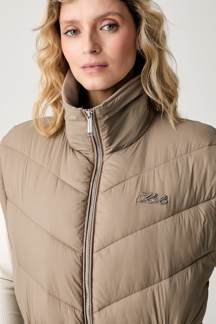 Karl Lagerfeld безрукавка жіноча бежевий B3W15033