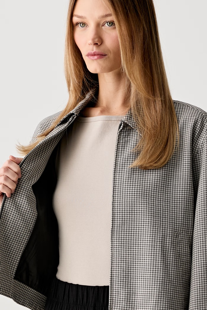 rag & bone kurtka przejściowa damska wełniana Krista czarny RAK226P0MTA
