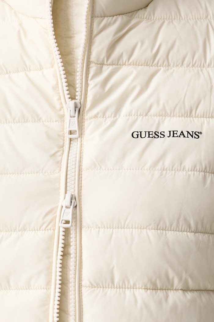 Guess Jeans brezrokavnik ženski W6YL10.W2800 bež