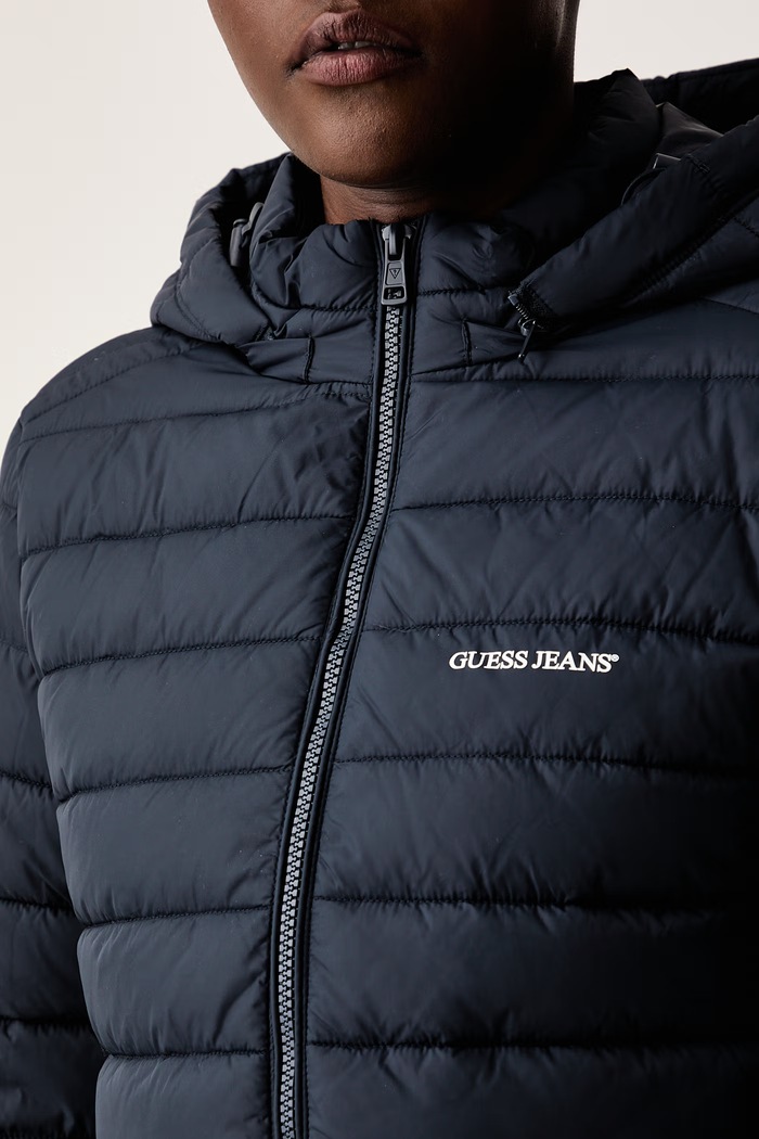 Guess Jeans bunda dámska W6YL09.W2799 tmavomodrá