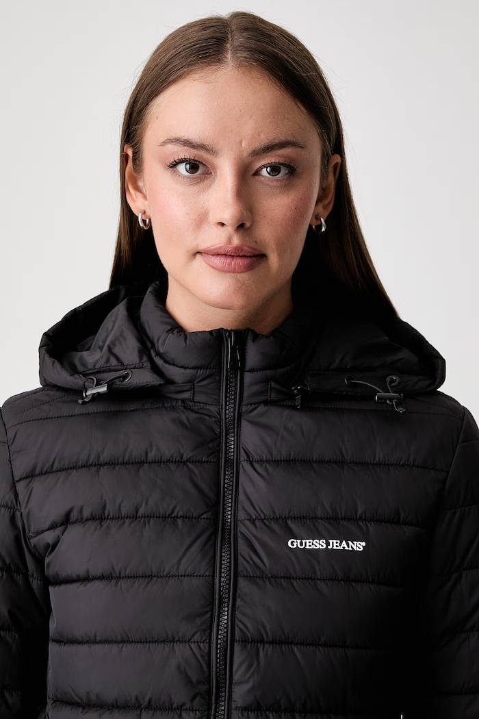 Guess Jeans яке дамско черен W6YL09.W2799