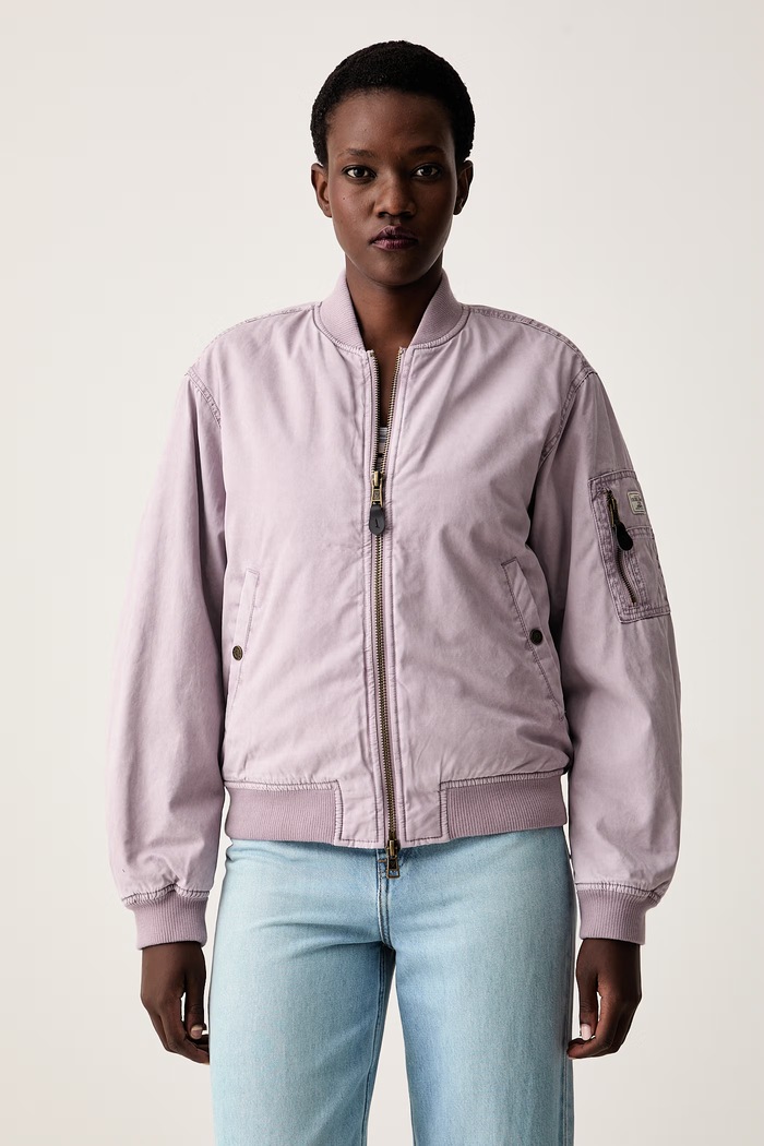 Guess Jeans bomber jakna ženska vijolična W6YL0U.W2796