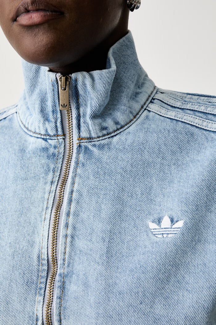 adidas Originals prijelazna jakna za žene traper Firebird KQ6492 plava