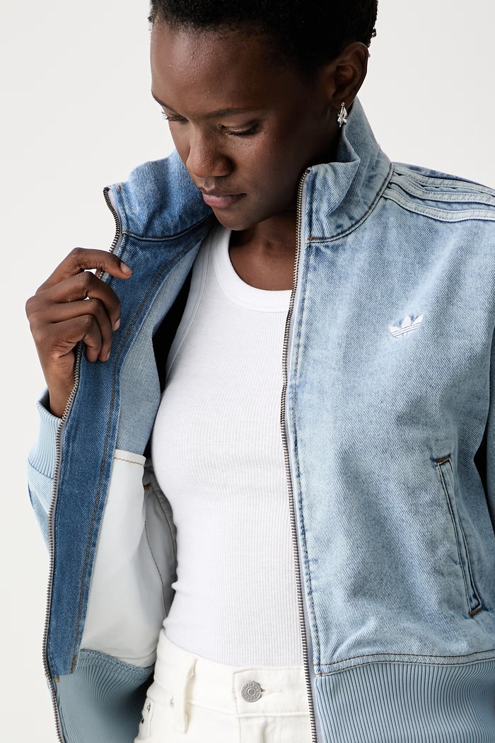 adidas Originals prijelazna jakna za žene traper Firebird KQ6492