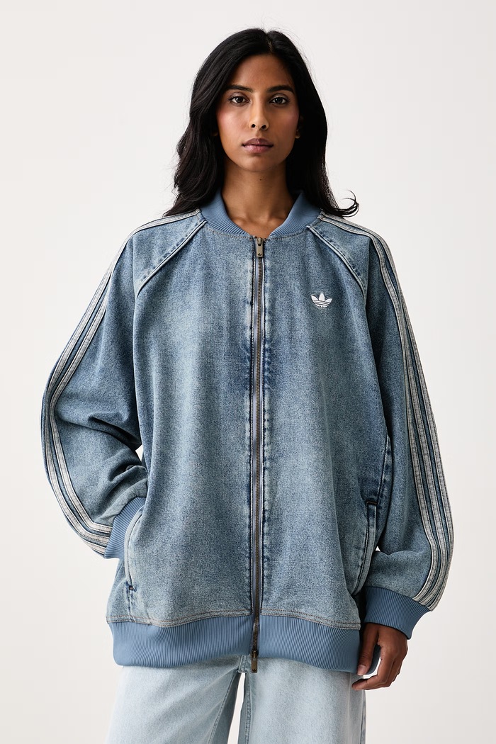 adidas Originals Bomber jakna ženska denim modra KQ6473
