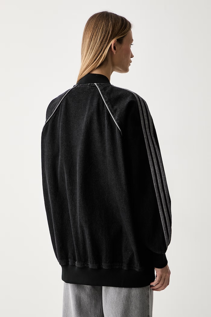 Odzież adidas Originals kurtka damska jeansowa KQ6471 czarny