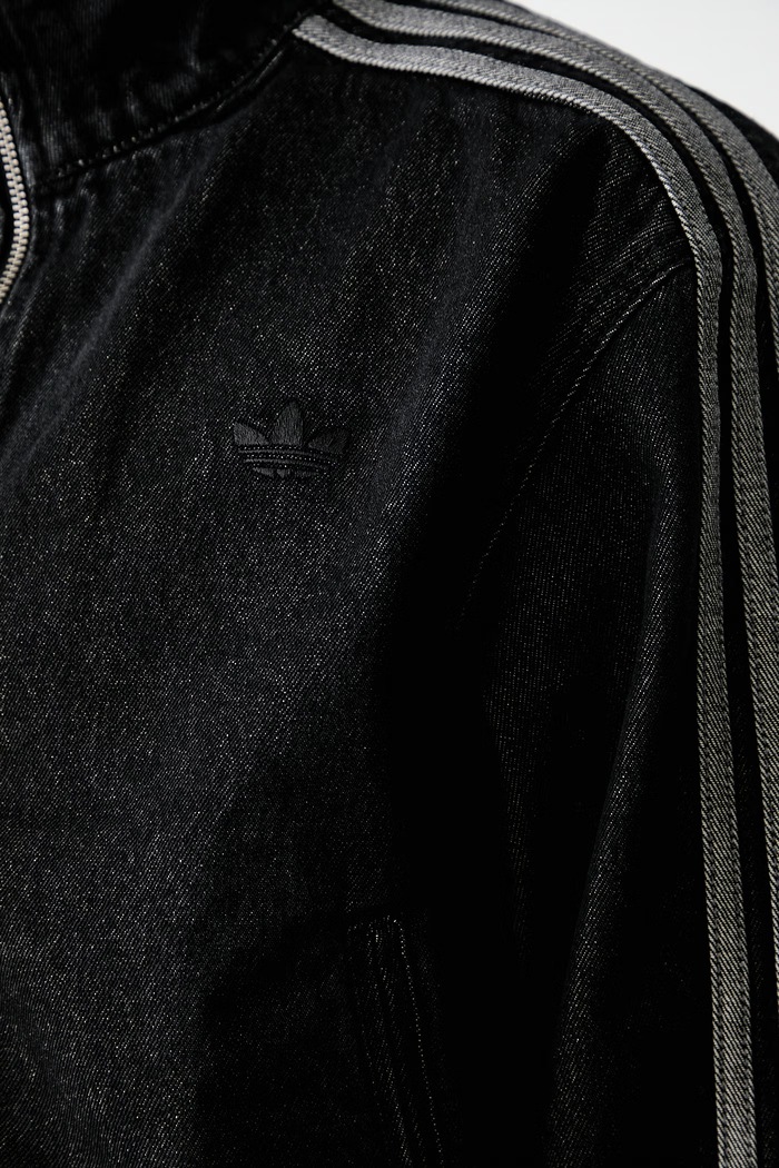 adidas Originals prijelazna jakna za žene traper Firebird IB6917 crna