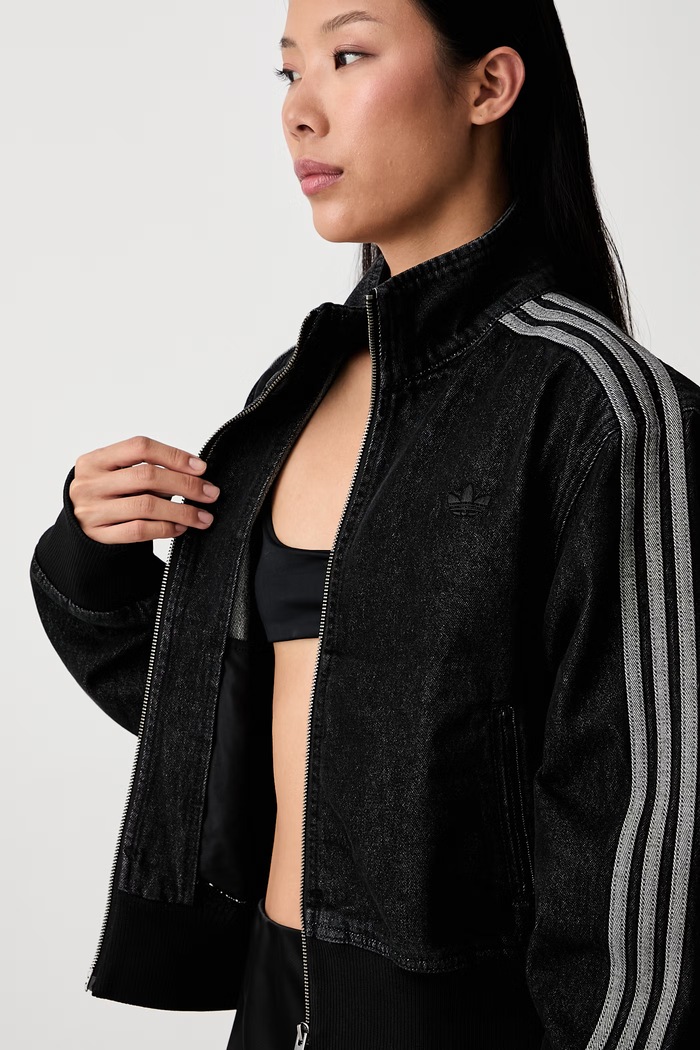adidas Originals prijelazna jakna za žene traper Firebird IB6917