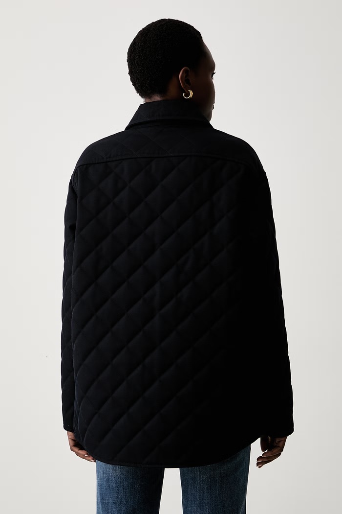 Odzież A.P.C. kurtka przejściowa damska z dodatkiem wełny blouson georges PSANG.M32034 granatowy