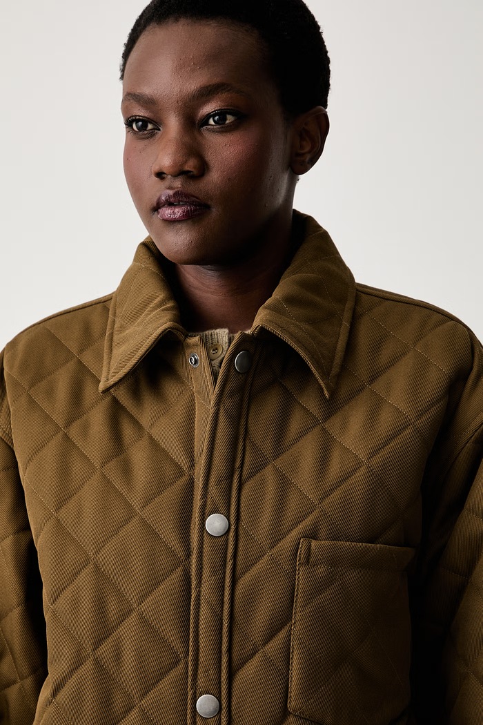 A.P.C. kurtka przejściowa damska z dodatkiem wełny blouson georges zielony PSANG.M32034