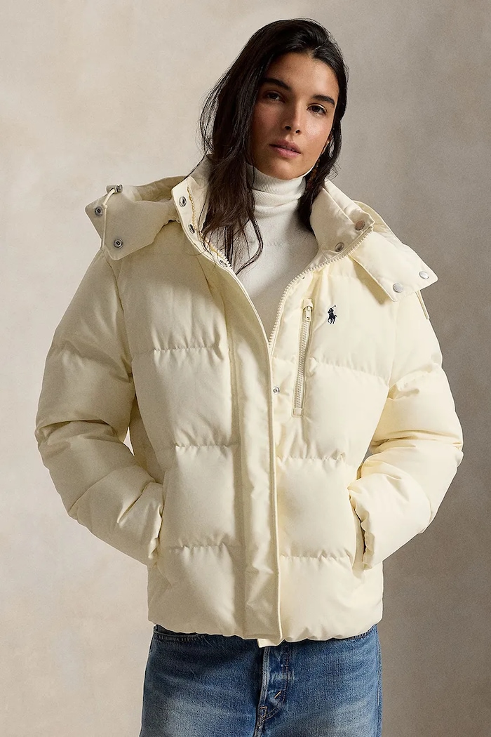 Polo Ralph Lauren Kurtka damska beżowy 211B17285