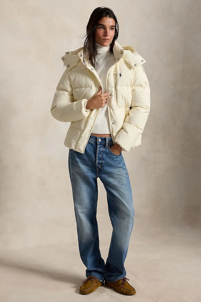 Odzież Polo Ralph Lauren Kurtka damska 211B17285 beżowy
