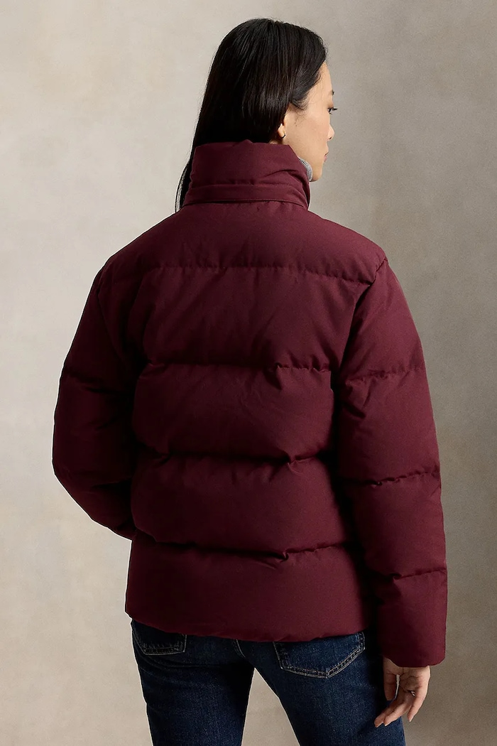 Polo Ralph Lauren Kurtka damska 211B17285 bordowy AW26