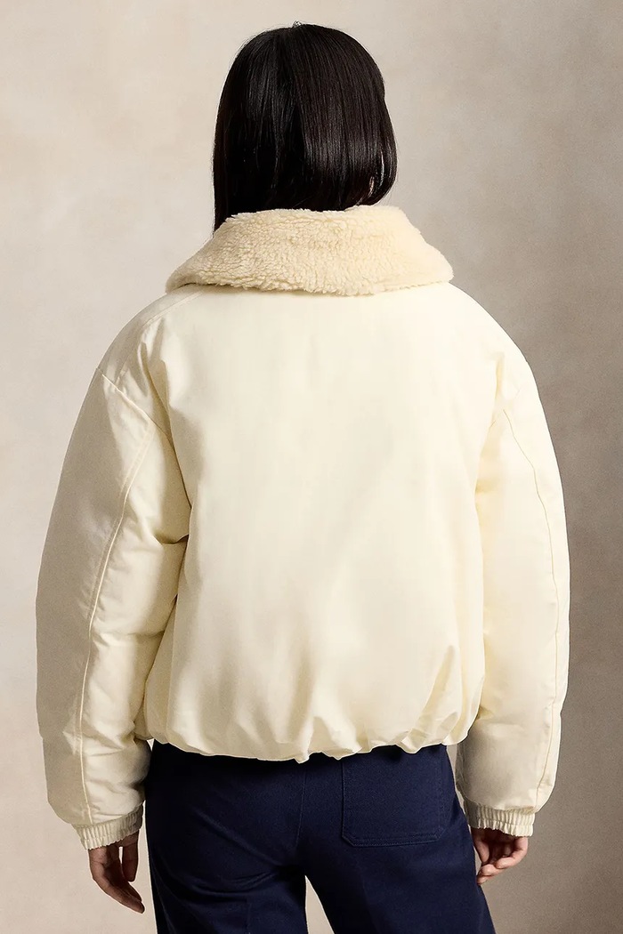 Polo Ralph Lauren Πουπουλένιο μπουφάν γυναικείο 211A97141 μπεζ AW26