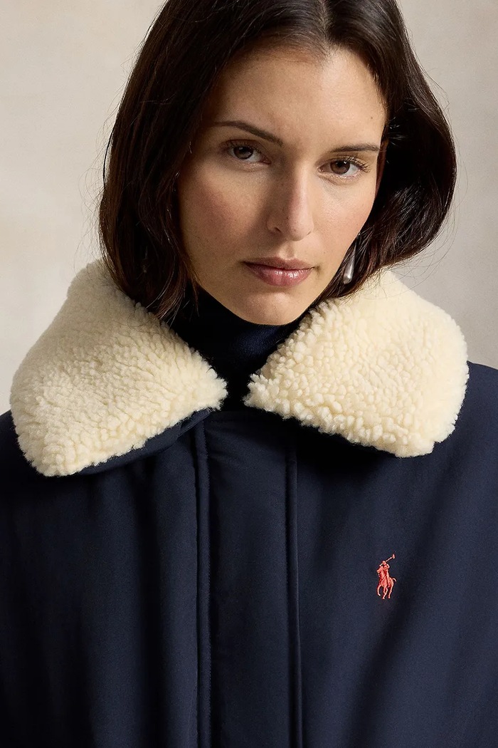 Polo Ralph Lauren kurtka puchowa damska granatowy 211A97141