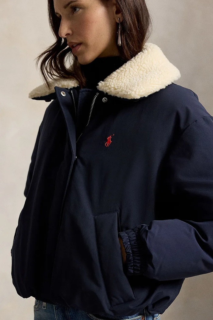Polo Ralph Lauren kurtka puchowa damska 211A97141 granatowy