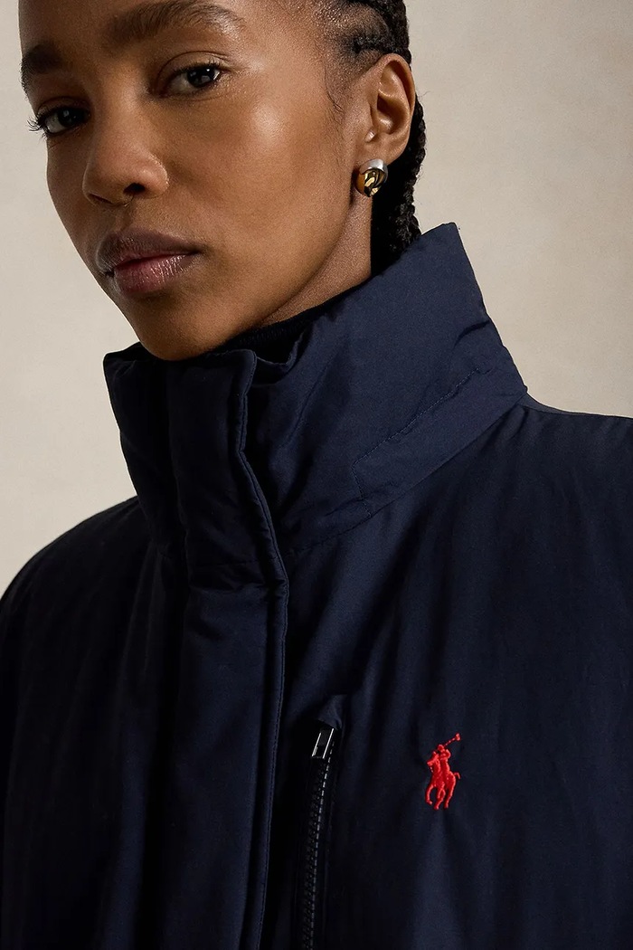 Polo Ralph Lauren kurtka puchowa damska granatowy 211A97137