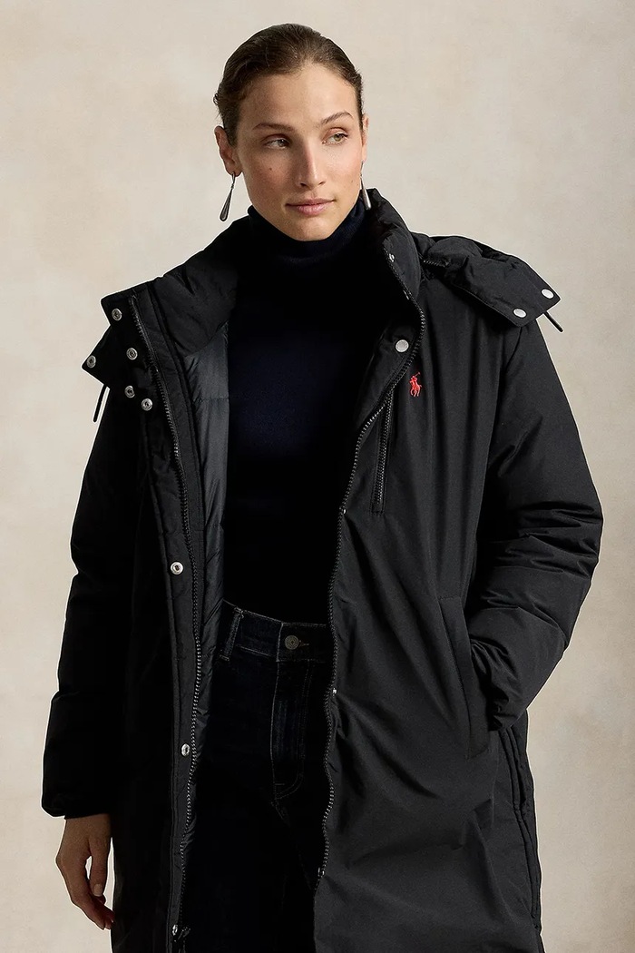Odzież Polo Ralph Lauren kurtka puchowa damska 211A97137 czarny