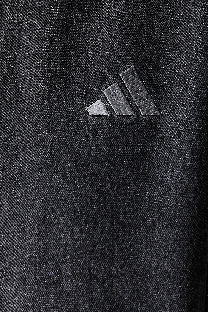 Krótka kurtka damska jeansowa Denim Pack adidas czarny KV0626