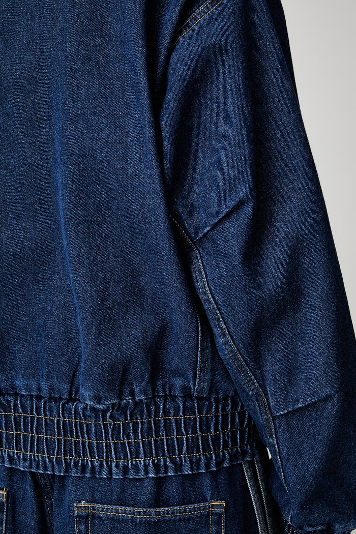 adidas kurtka damska jeansowa Denim Pack KV0624 granatowy
