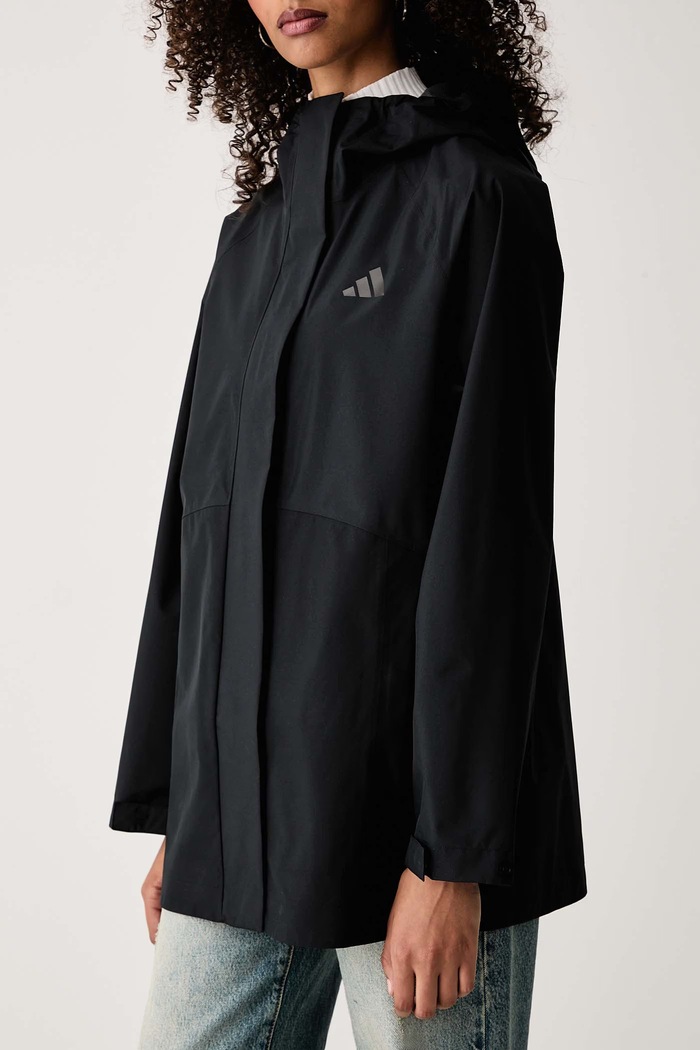 Kurtka przeciwdeszczowa damska Essentials adidas KS5300. czarny