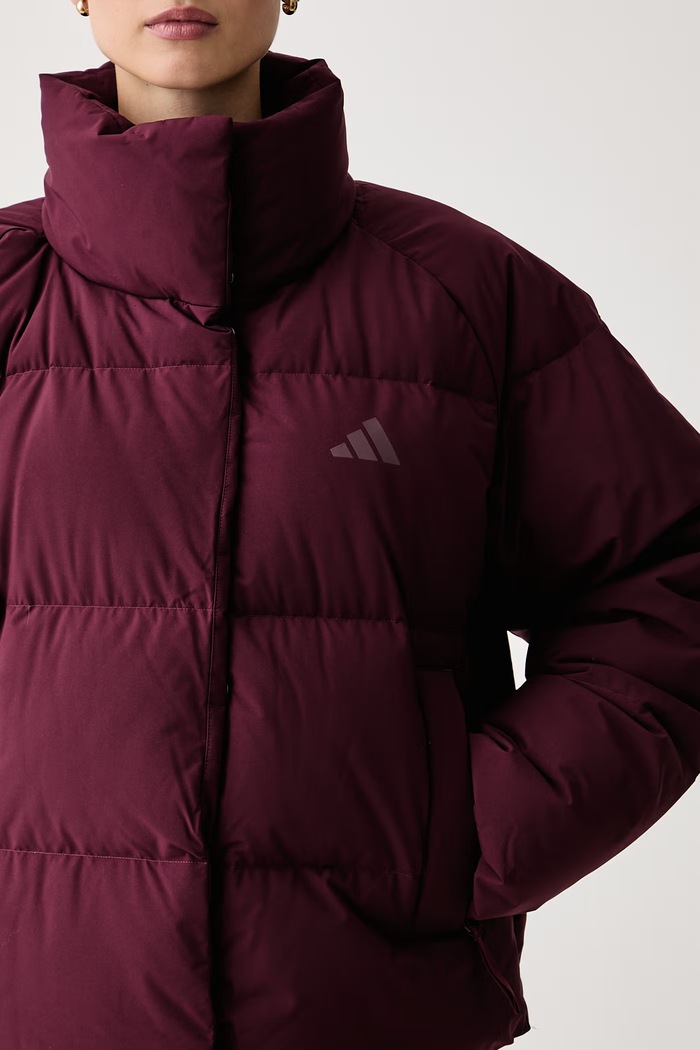 Pernata jakna za žene adidas KS5287 bordo