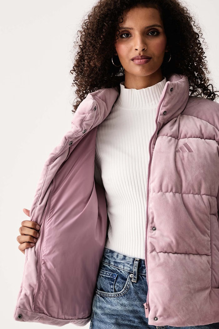 adidas Jakna za žene od velura Helionic KQ8767