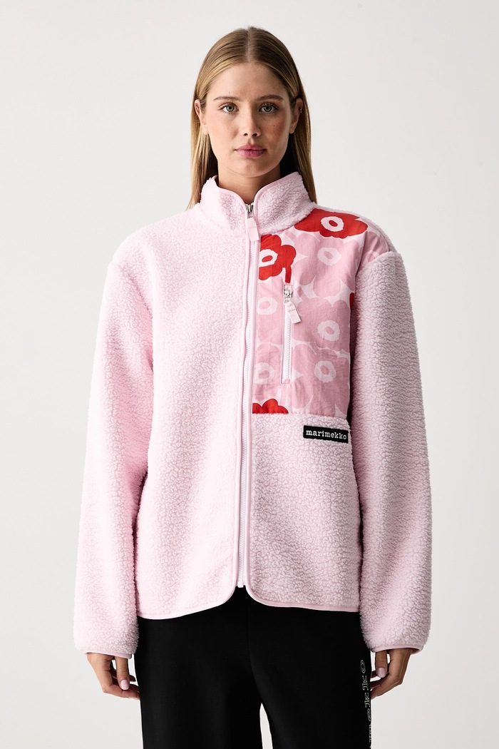 Marimekko Krátka bunda dámska ružová 096232