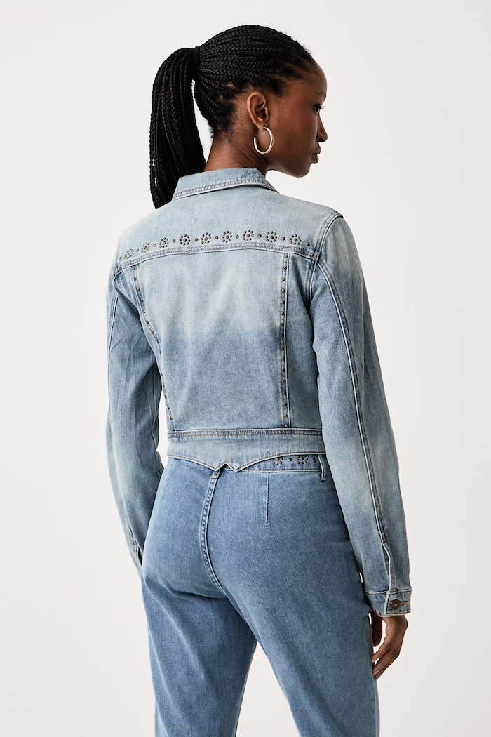 Odzież Guess Damskie jeansowe AZURE W6BN26.D2320 niebieski