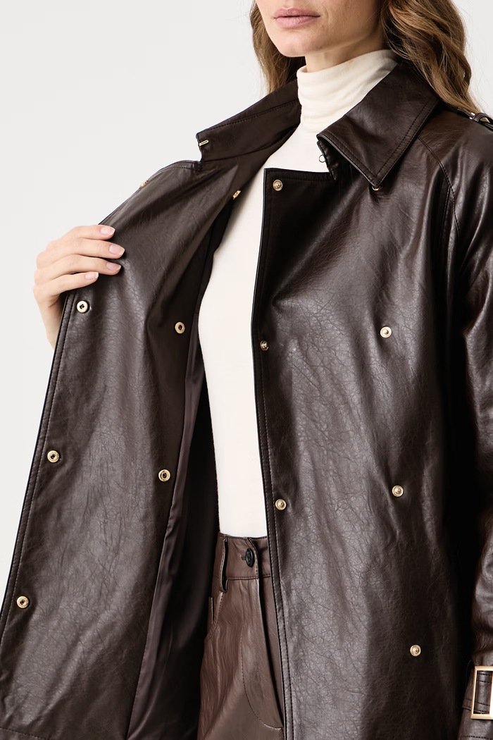 Guess Пальто для женщин из искусственной кожи NEW MARIKA W6BL65.W4230