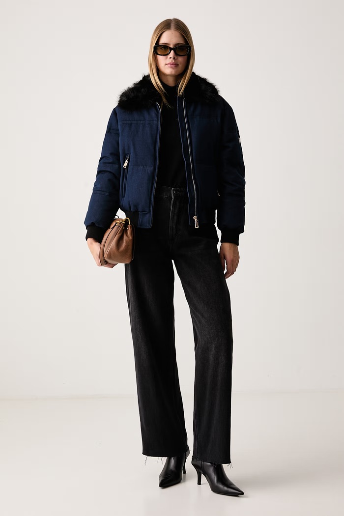 Guess Prešita jakna ženska IVANA W6BL62.W4205 mornarsko modra AW26