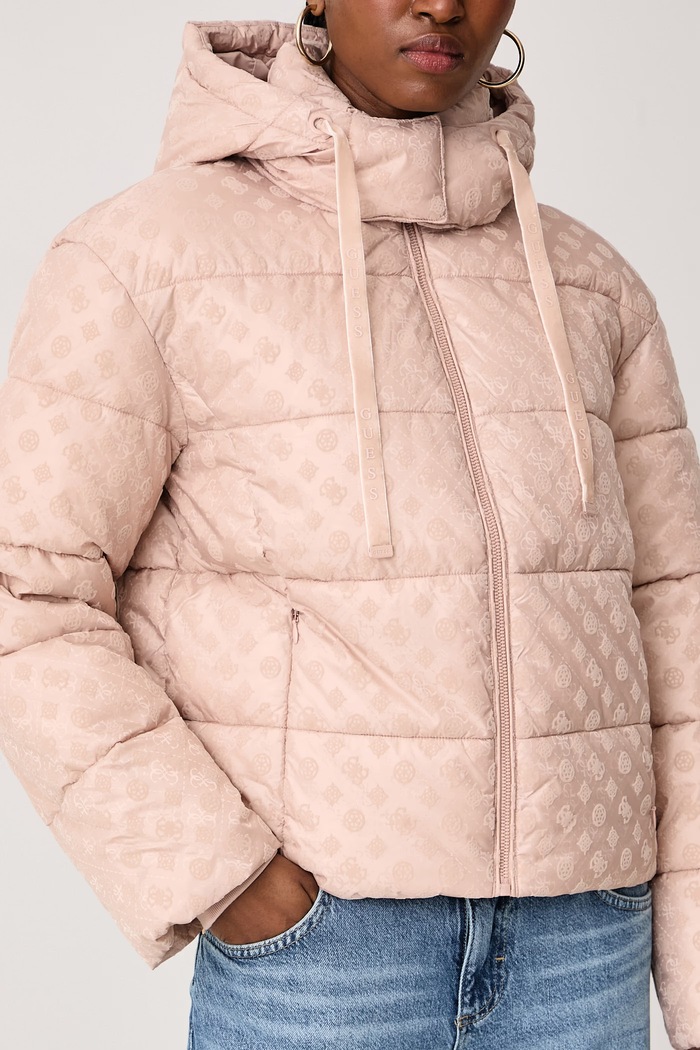 Kurtka pikowana damska NEW DAISY Guess W6BL56.W4195 beżowy