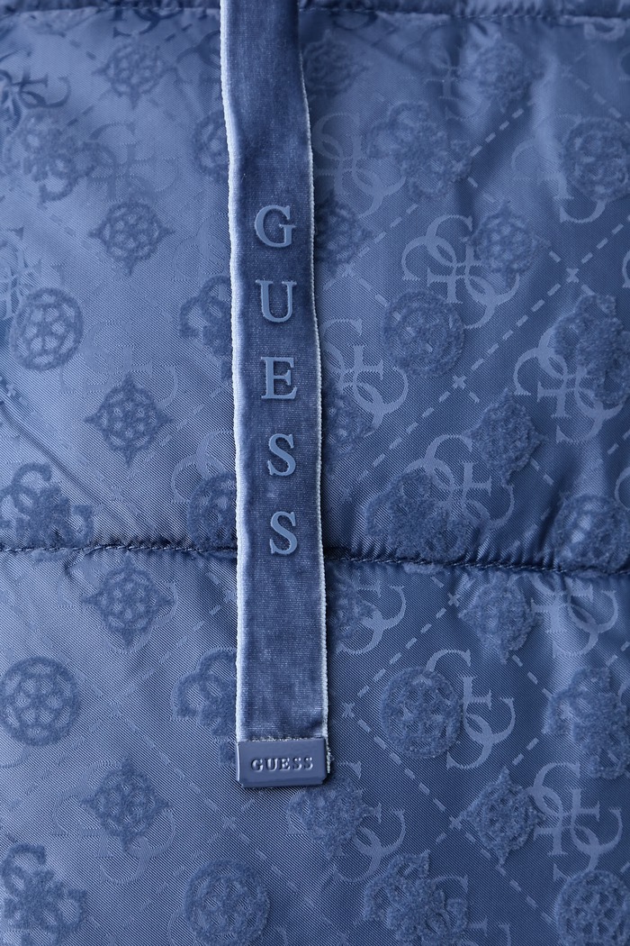 Kurtka pikowana damska NEW DAISY Guess niebieski W6BL56.W4195