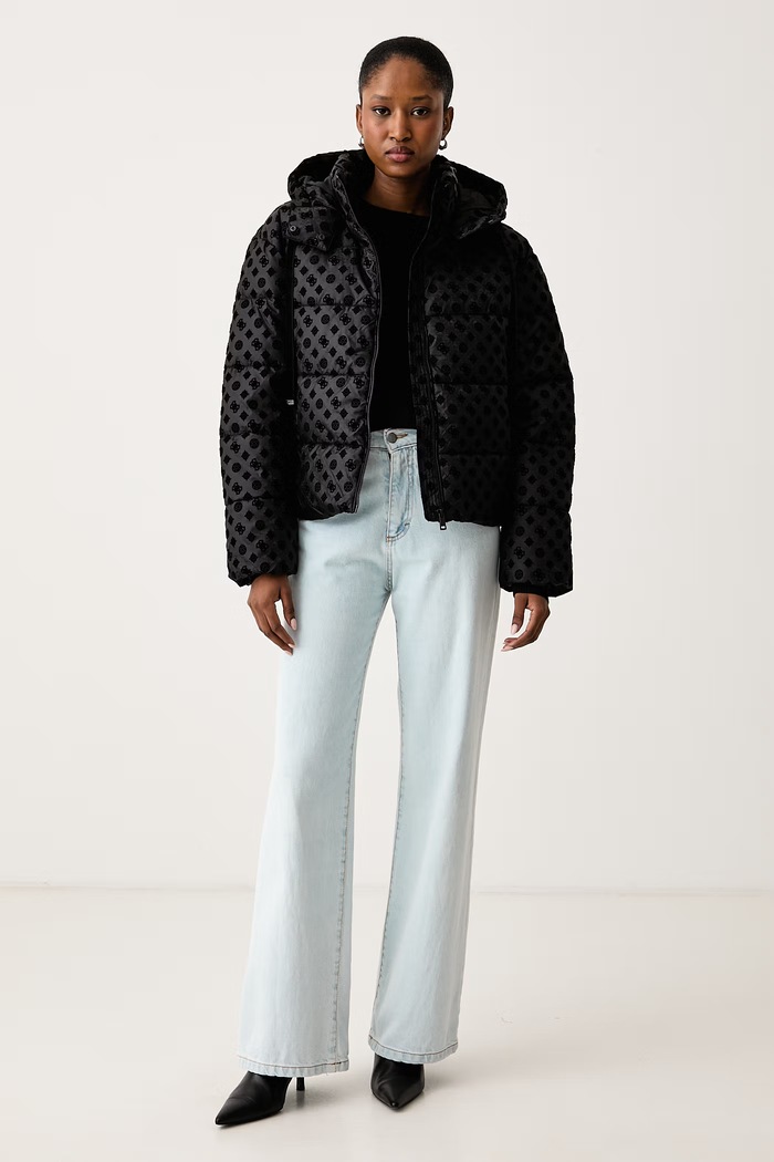 Guess Prešívaná bunda dámska NEW DAISY W6BL56.W4195 čierna AW26