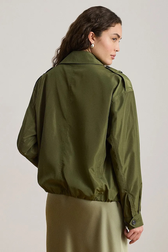 Lauren Ralph Lauren geacă de tranziție pentru femei 200P13813 verde AW26